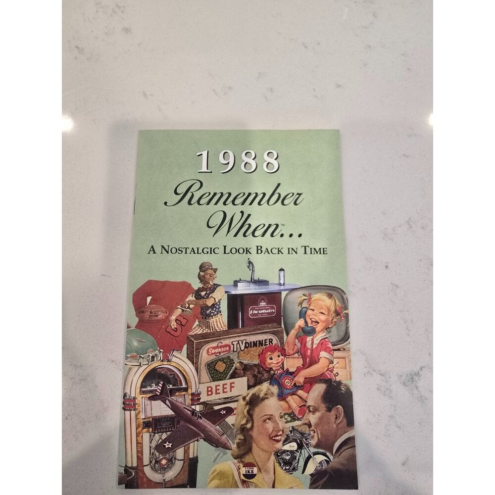 1988 Remember When KardLet Nostalgic Booklet Full-Color Ads Music Movies History